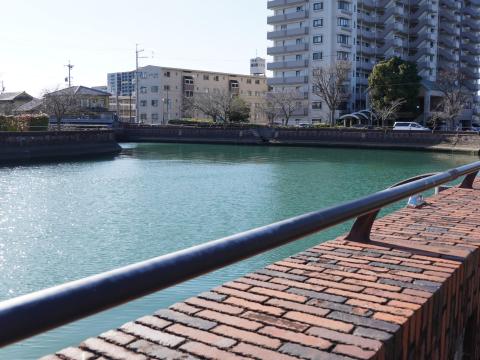 ポンプ場の水路