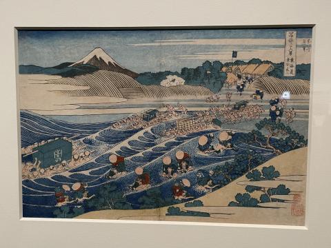 葛飾北斎 富嶽三十六景 東海道金谷ノ不二