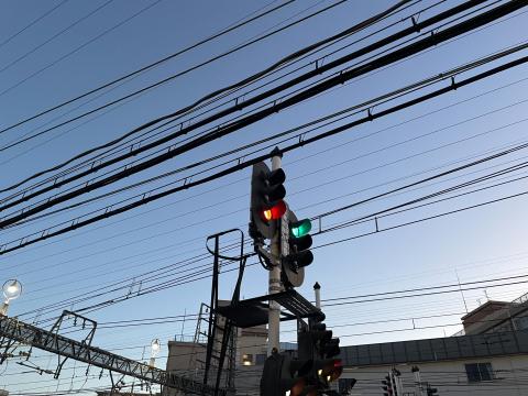 近鉄 大和西大寺駅1号線出発信号