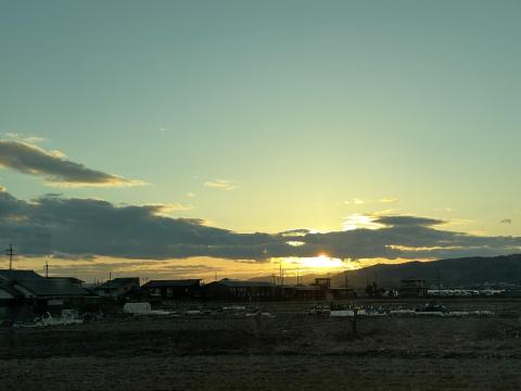 夕暮れ