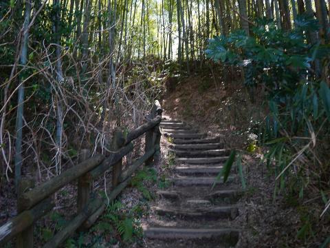 酒船石への道