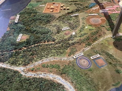 久津川古墳群ジオラマ