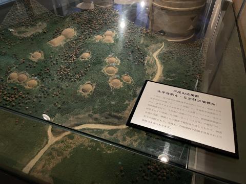 平尾山古墳群太平寺第4・5支群古墳模型