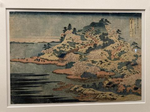 諸国名橋奇覧 摂州阿治川口天保山