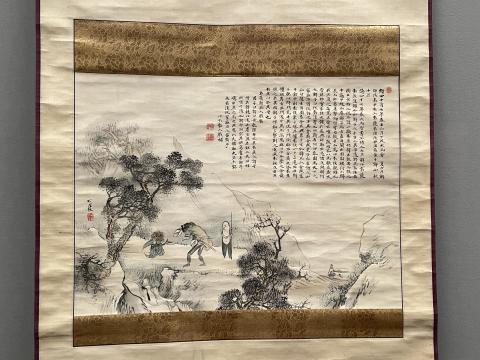 蟹子復讐之図 