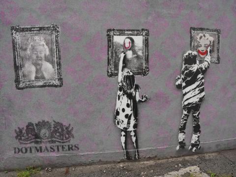 Indigo defaces Mona