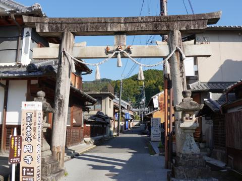 岡寺参道