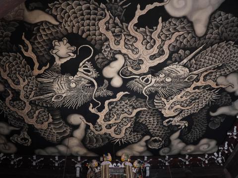 双龍図
