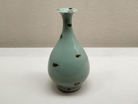 国宝飛青磁花生